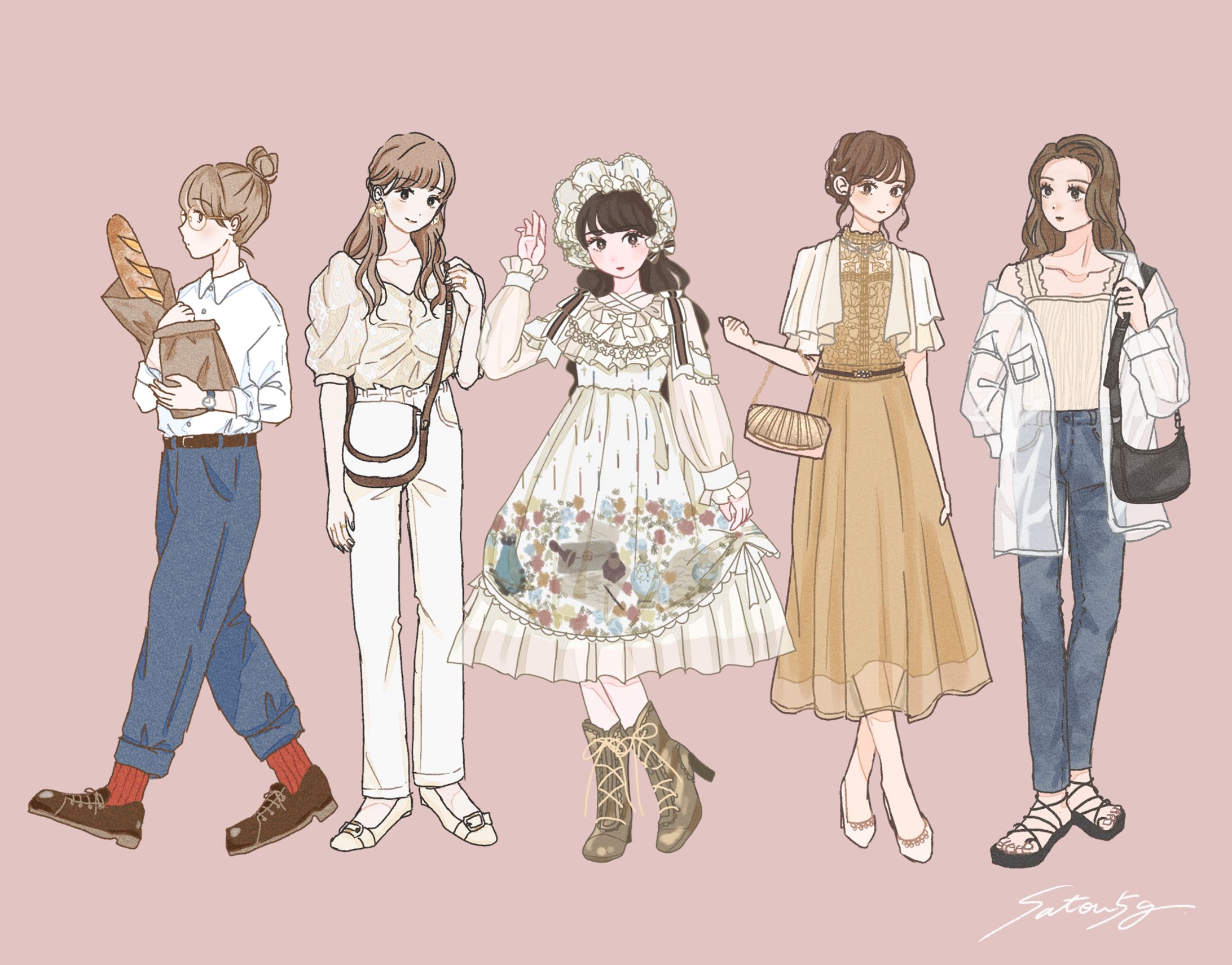 コーディネートイラスト-1