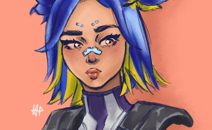 cant wait to hear her voicelines next ep 😩 
one of her ability's like moses lmao

-

-

#neon #neonvalorant #valorant #riot #drawing #illustration #fan #art #fanart #artph #pinay #pinoy #philippines #artwork #artph #game #videogame