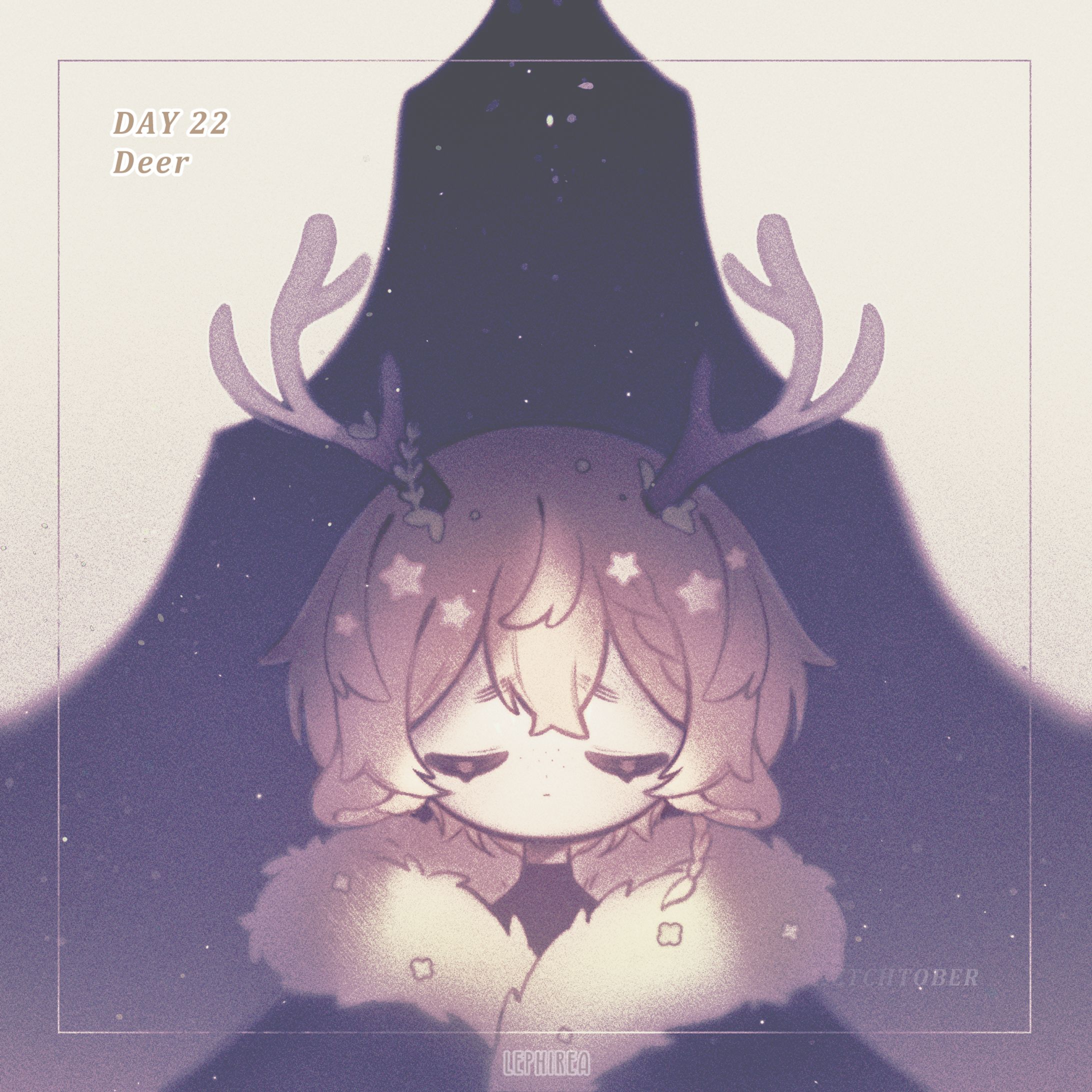 【Sketchtober】Rea - Deer 🦌-1