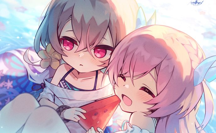 G-ROW ARTISTRY▶SNS投稿用ファンキル海の日イラスト(ここあ名義)