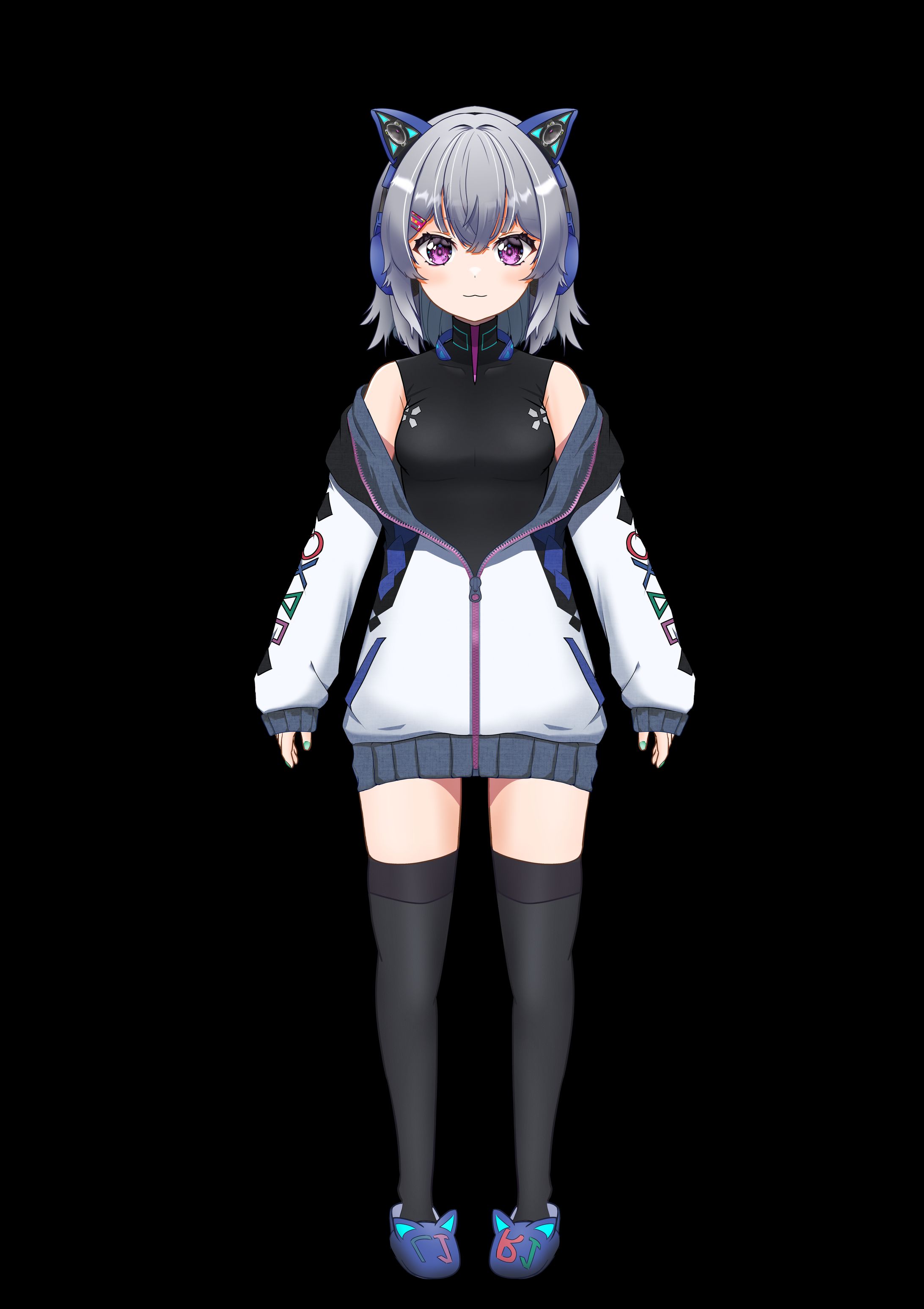 ゲーミング女の子 立絵-1