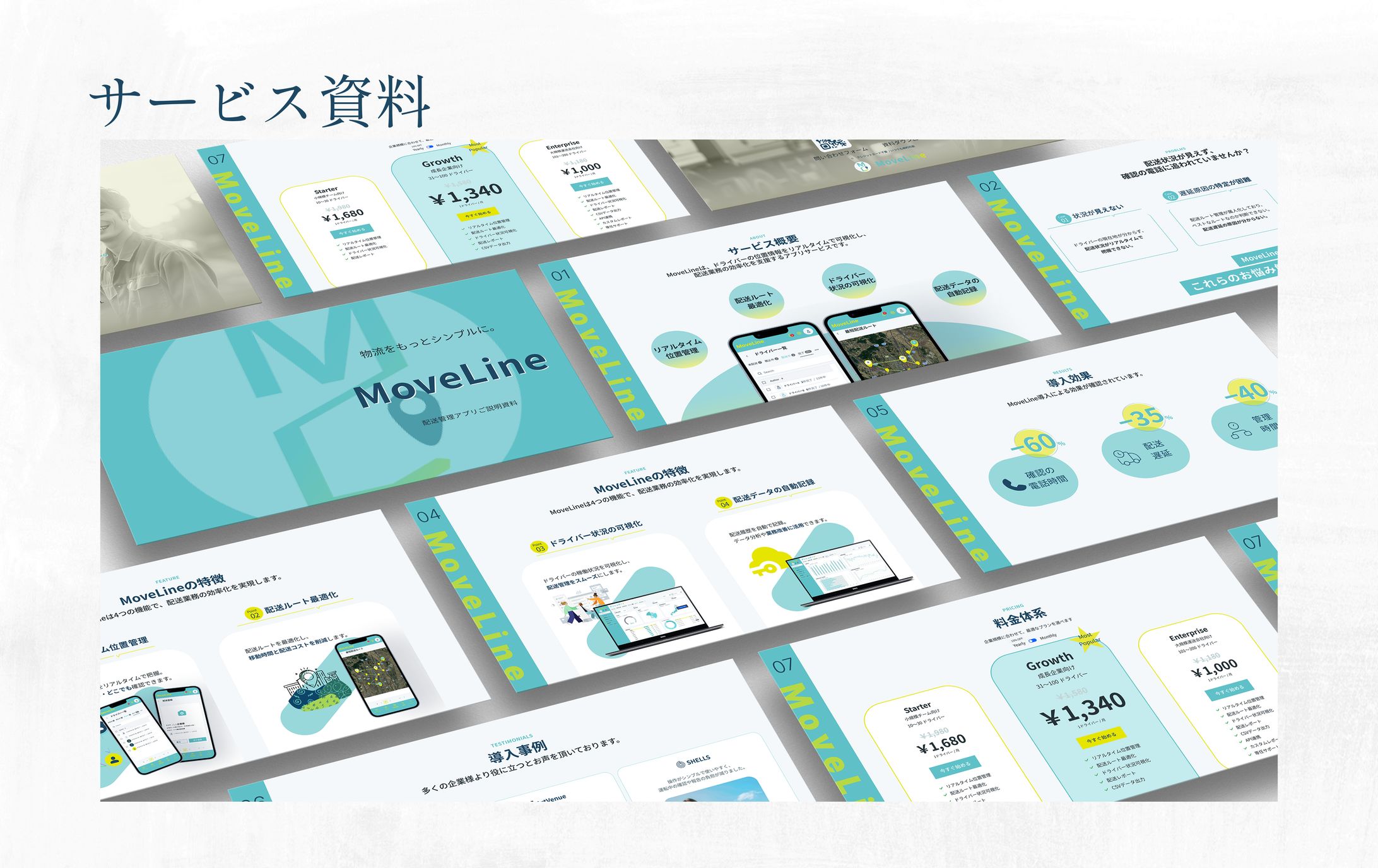 サービス資料 | 運送系アプリ MoveLine-1