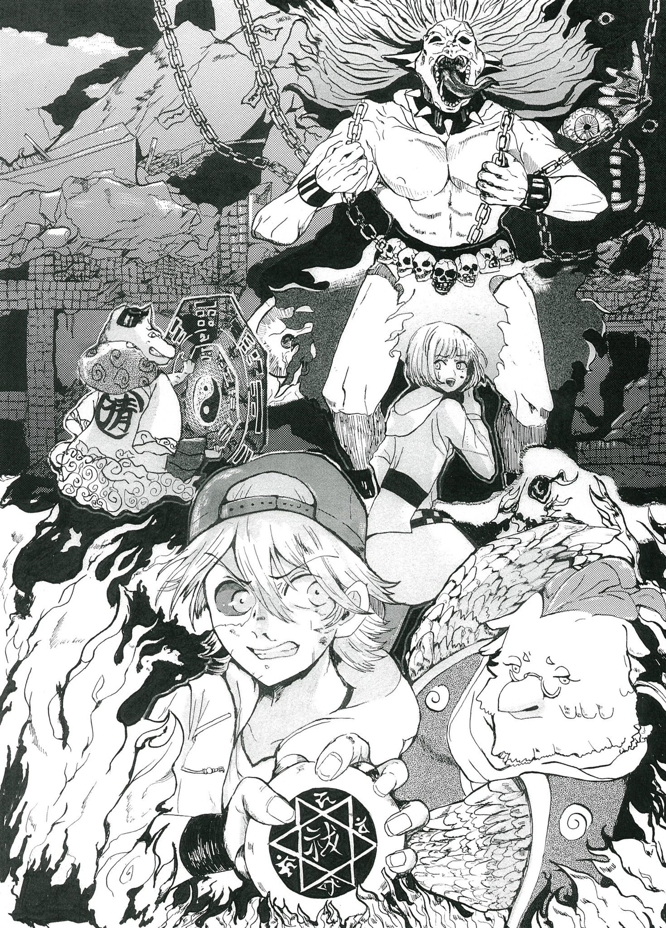 少年漫画風イラスト-1