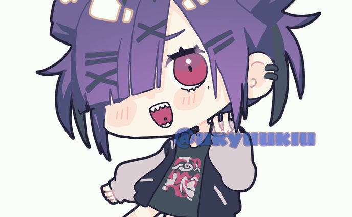 デフォルメイラスト　暗鬱ねくら様
