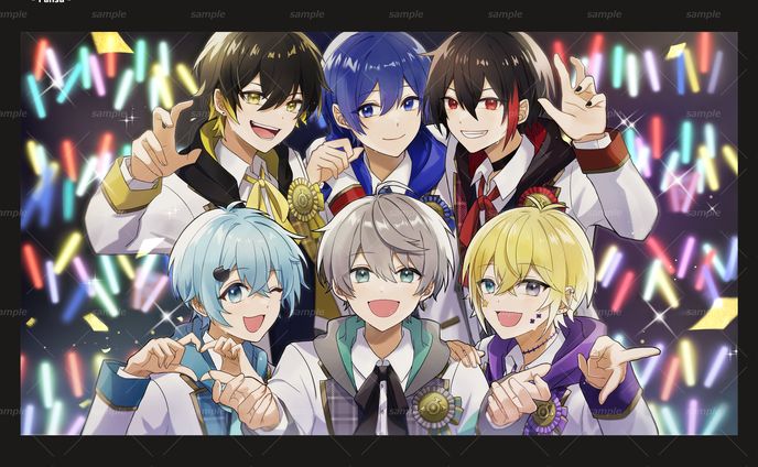 めろんぱーかー様『ファンサ(Cover)』動画サムネイルイラスト