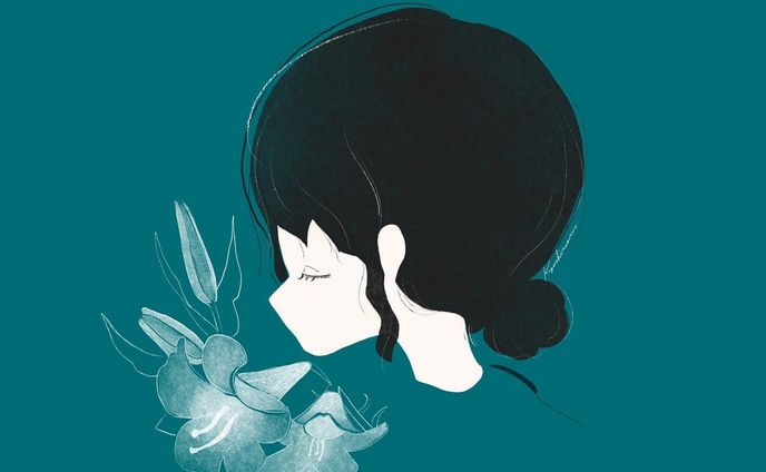 テッポウユリ"Easter lily"
