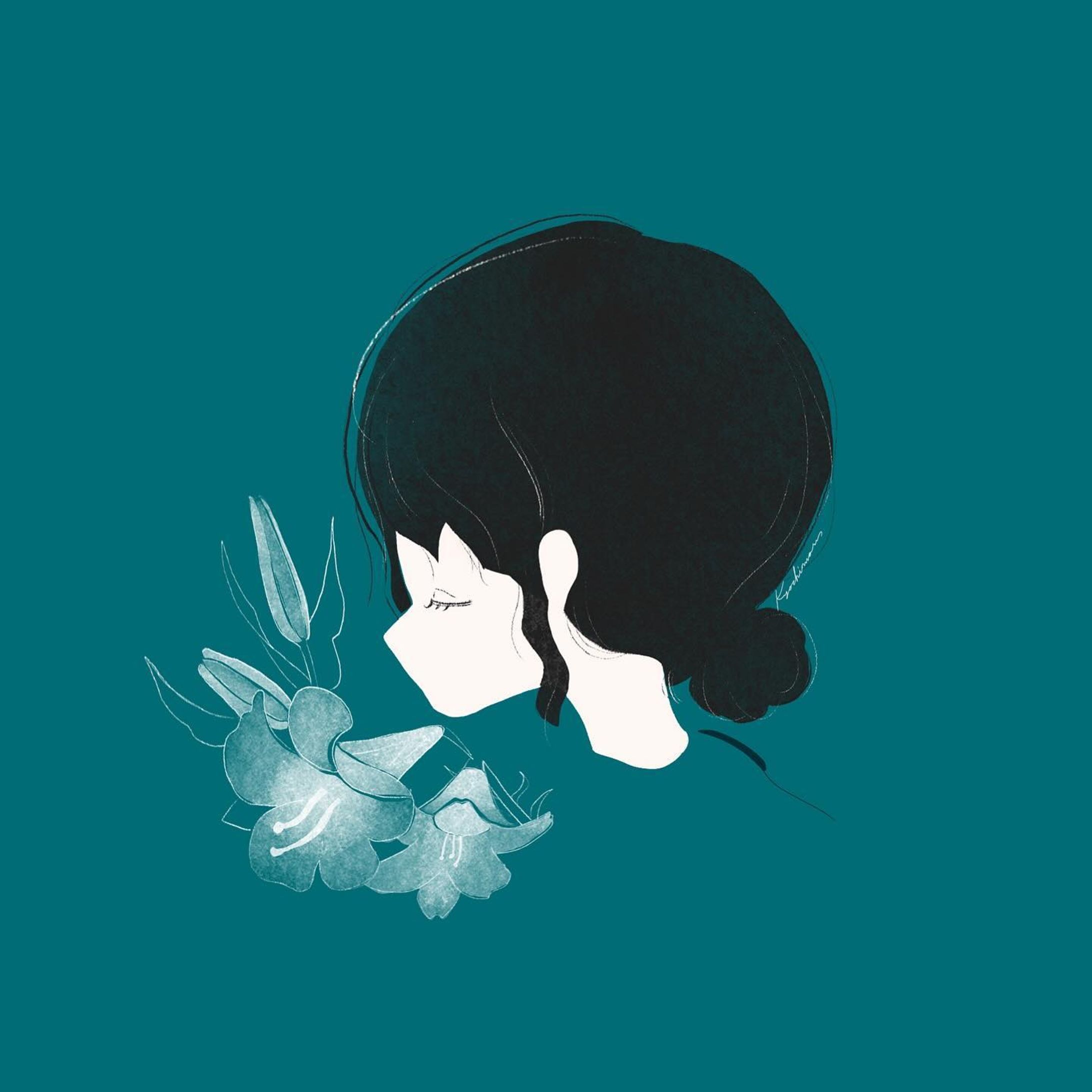 テッポウユリ"Easter lily"-1