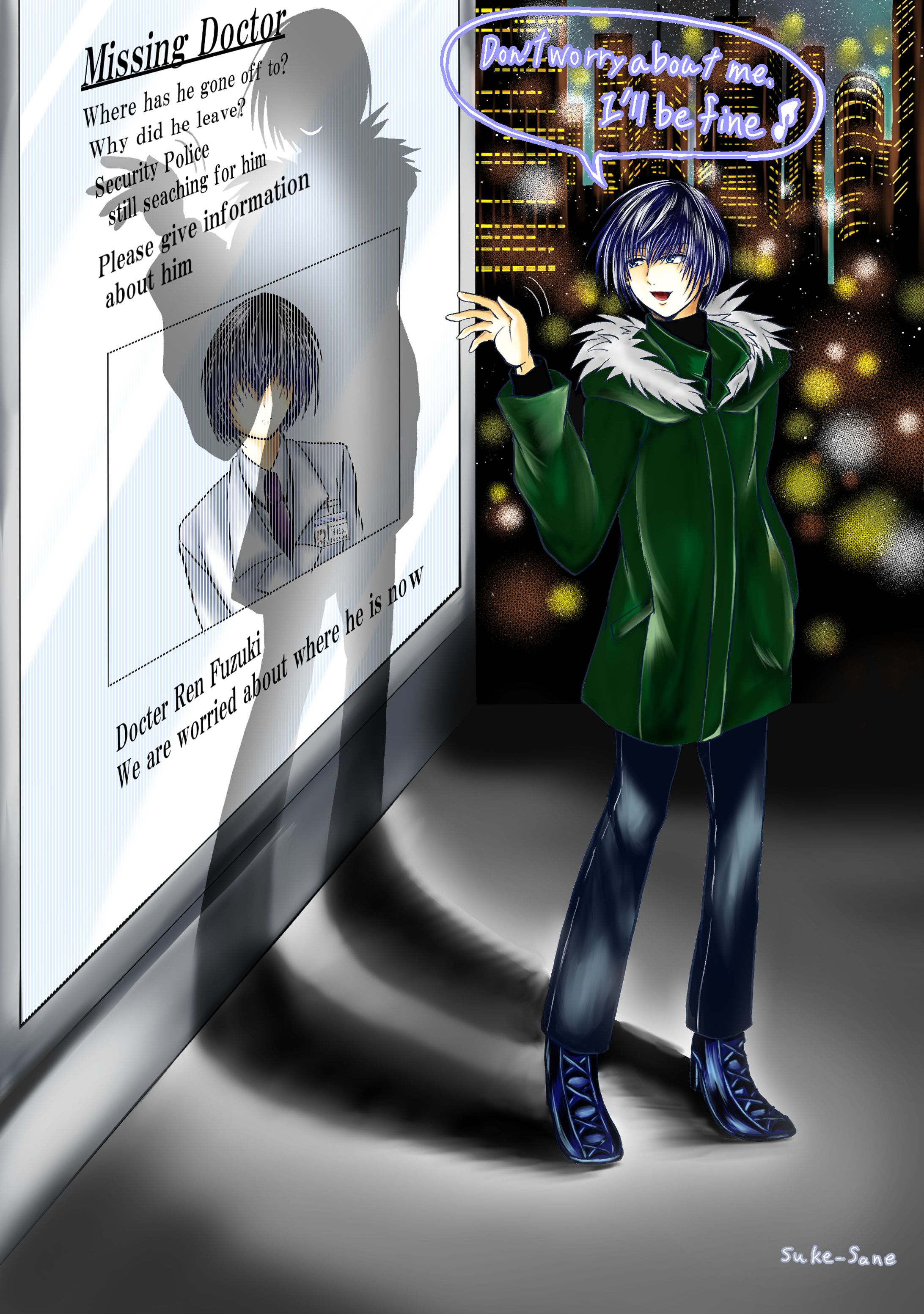 オリジナルイラスト（創作キャラ）-1