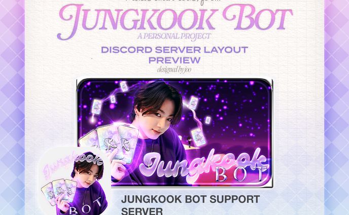 SERVER LAYOUT：JUNGKOOK BOT VERSION 2