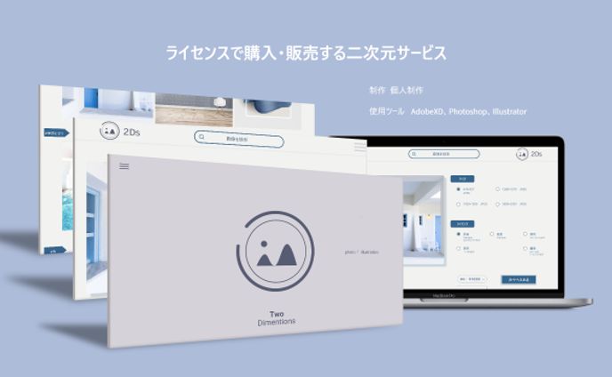 ライセンスで購入する二次元サービス