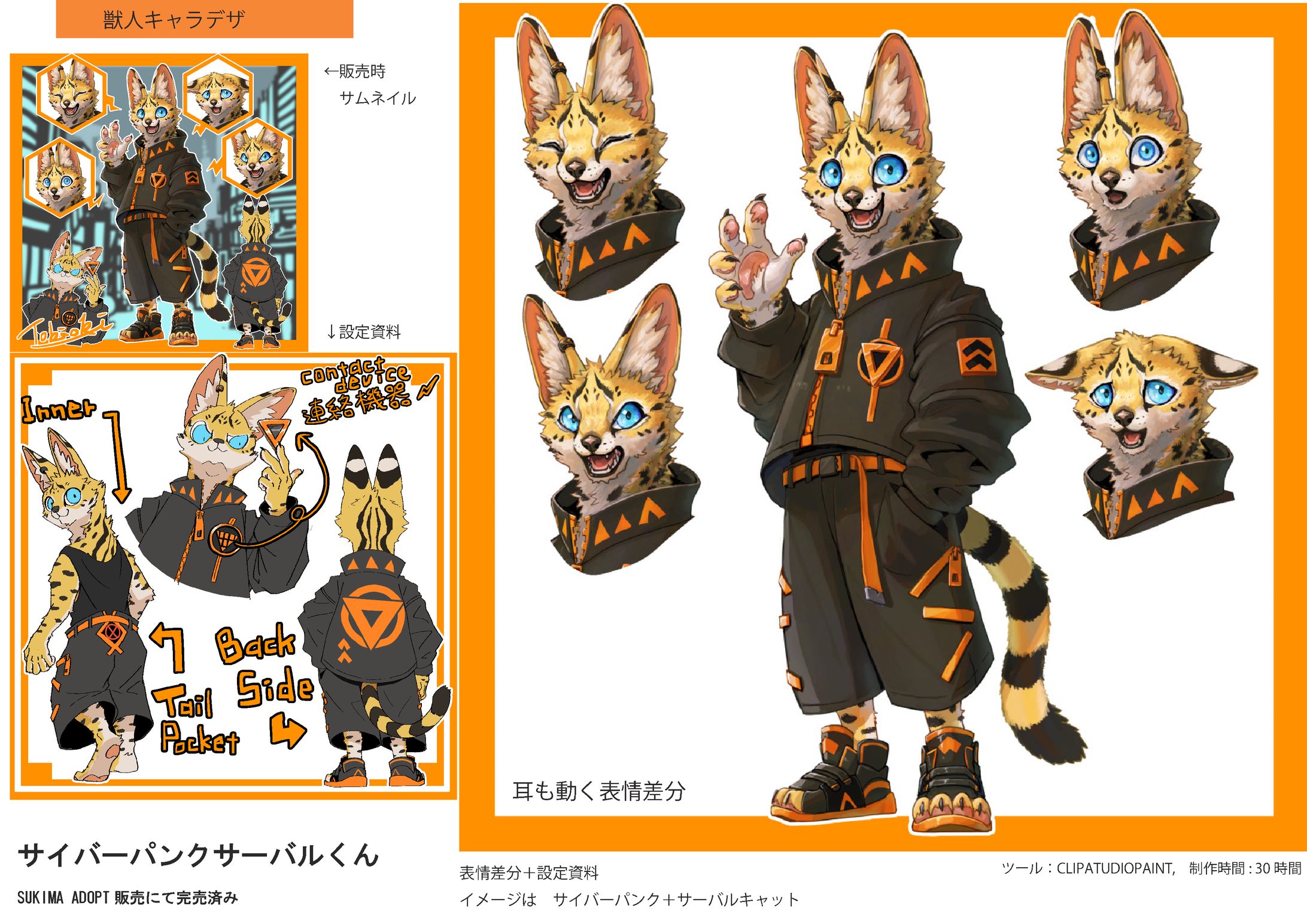 獣人キャラクターデザイン-1