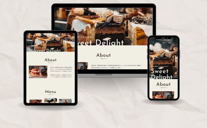 Sweet Delght（デモサイト）