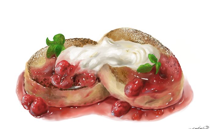 苺のフレンチトースト