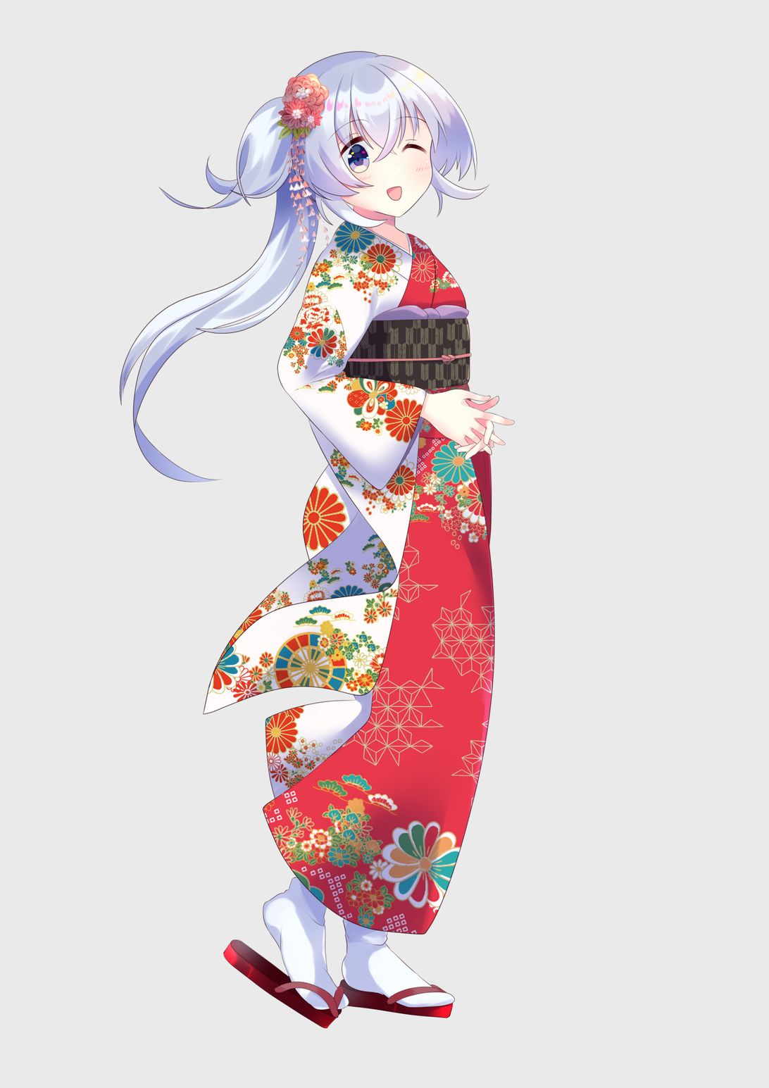 全国どこでも送料無料！ 女性キャラ1枚絵 ネームタグ