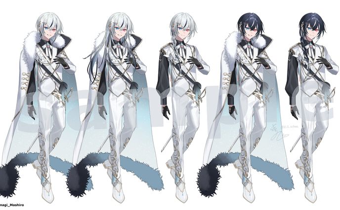 【個人依頼】男装デザイン&立ち絵