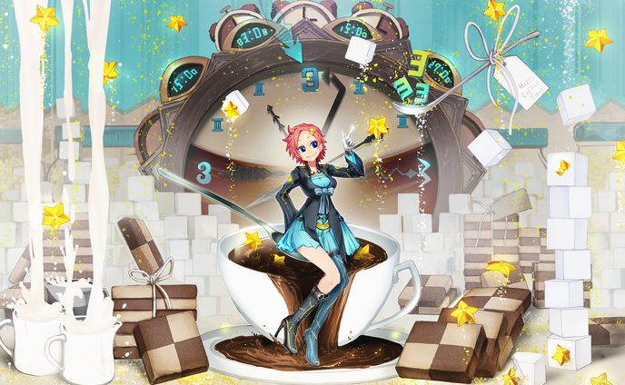 【オリジナル】3時のおやつは星屑coffee