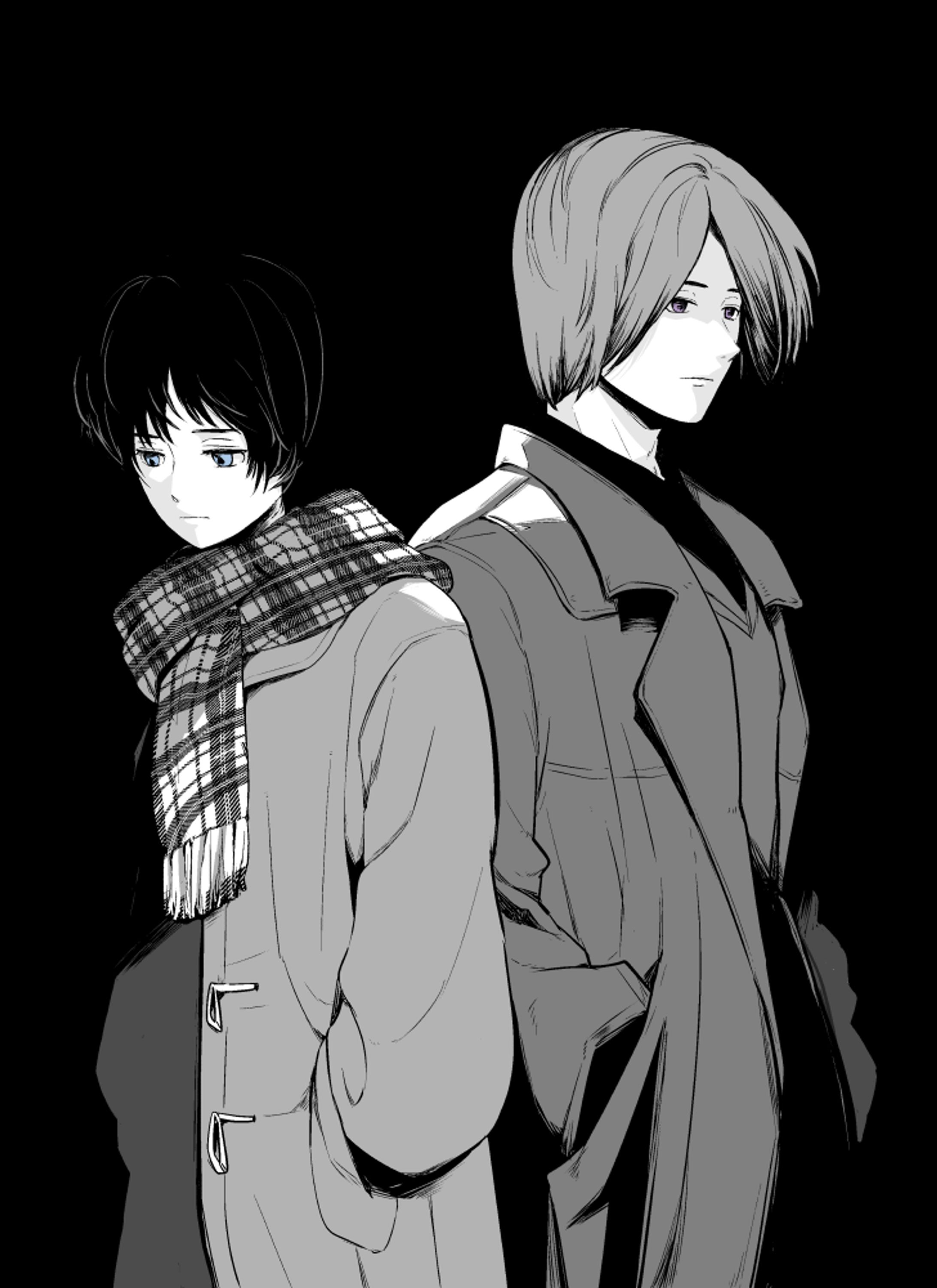 モノクロイラスト-1