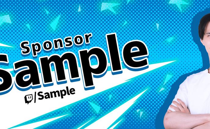 バナー：Twitch用ヘッダーバナー