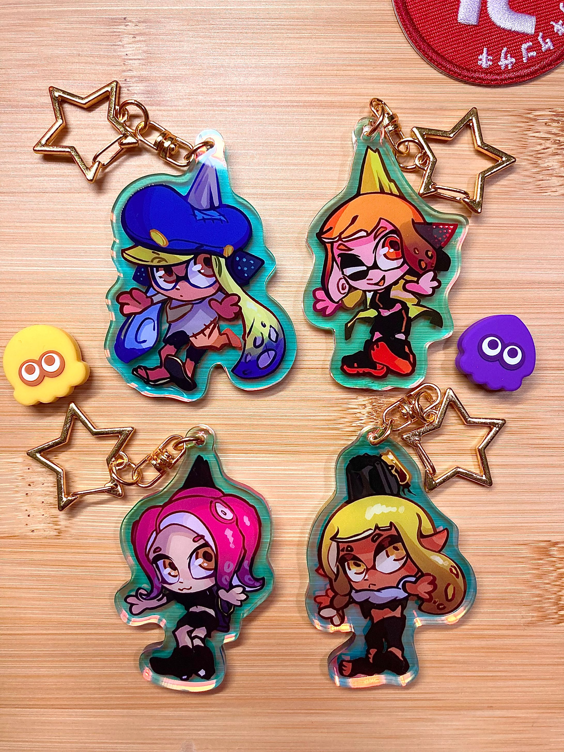 アクキー　スプラトゥーンキャラクター-1