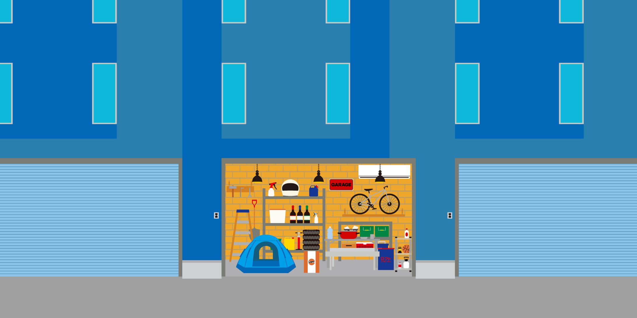 【ロフトコーポレーション様】HPスライダー 用イラスト-1