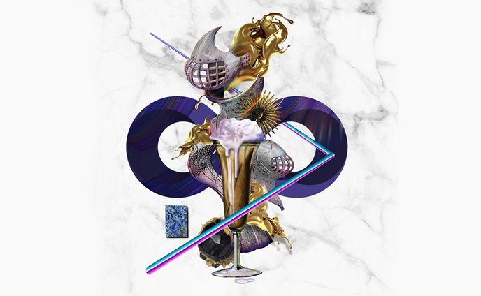 TheRoyalDirty　グラフィックシャツデザイン　Knightparfait