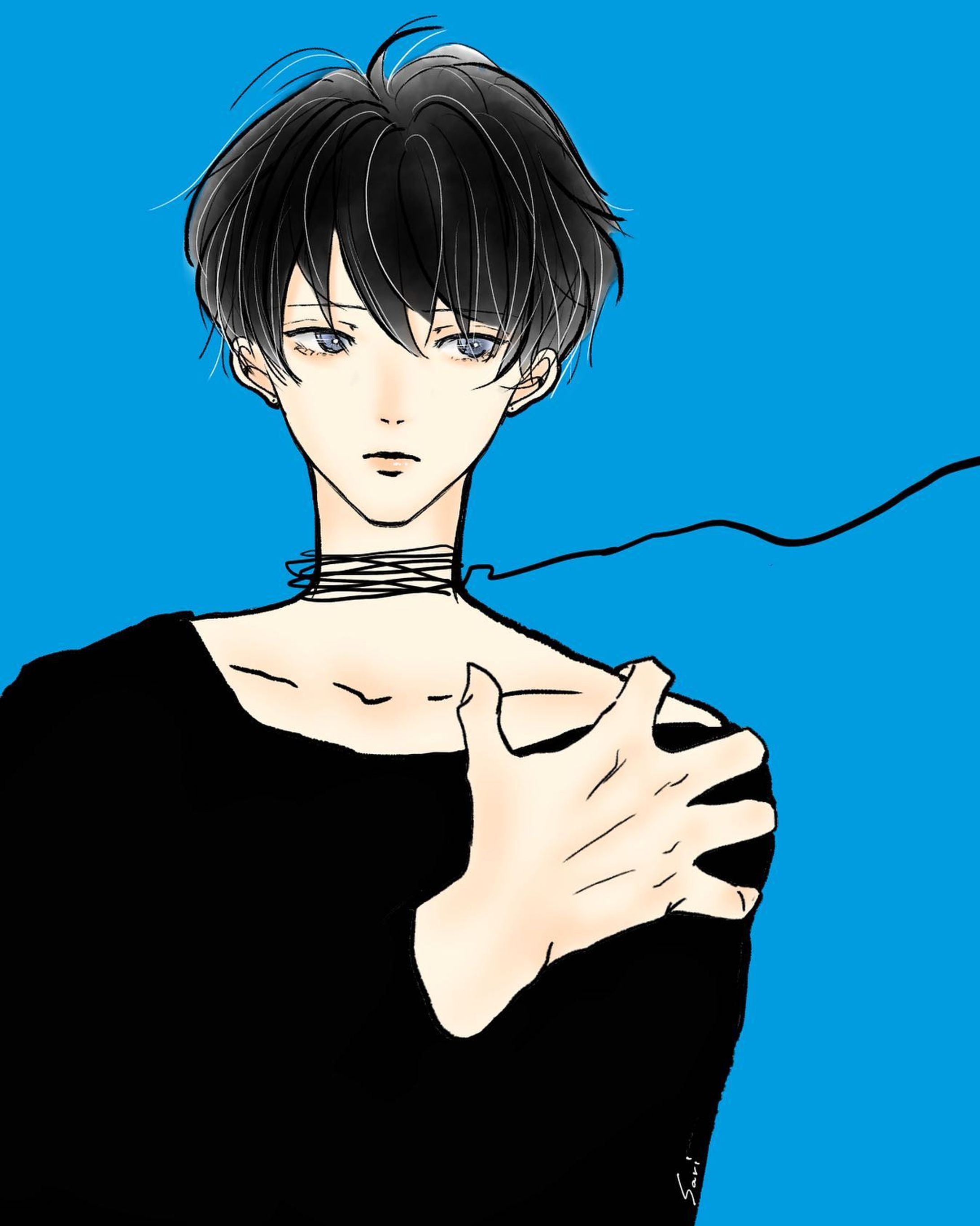 束縛。

‎⋆ ･‎⋆ ･‎⋆ ‎⋆ ･‎⋆ ･‎⋆ ‎⋆ ･‎⋆ ･‎⋆ ･‎⋆
現実世界では自由な1人時間が大好きなので…
束縛はご遠慮したいタイプなのですが…
物語の中の束縛は、‎
何だかドキドキして好きです…。
（っていつもこんな話ばかりですみません）

くっきり描く練習をして描いたものなのですが…これまたくっきり描くと、
自分の全てを見られるような感覚になり
妙に気恥ずかしくなるから不思議です…。

沢山の中から見つけて下さり有難うございます𓈒◌

#束縛 
#クール男子 
#シンプルイラスト 
#男子イラスト 
#創作イラスト
#男の子イラスト 
#創作男子 
#創作男子イラスト 
#男の子を描くのが好きです 
#絵描きさんと繋がりたい 
#イラスト好きな人と繋がりたい 
#漫画好きな人と繋がりたい 
#フォローしてくれたら嬉しいです 
#軽美術部 
#軽美術部のみんなでフォローし合おう 
#cjのろりに絵を見てほしい 
#illustration #插图 
#anipiccom #イラスト 
#anipraillustration 
#creatorsfile 

@keivi.jp
@creatorsfile 
@anipraillustration-1