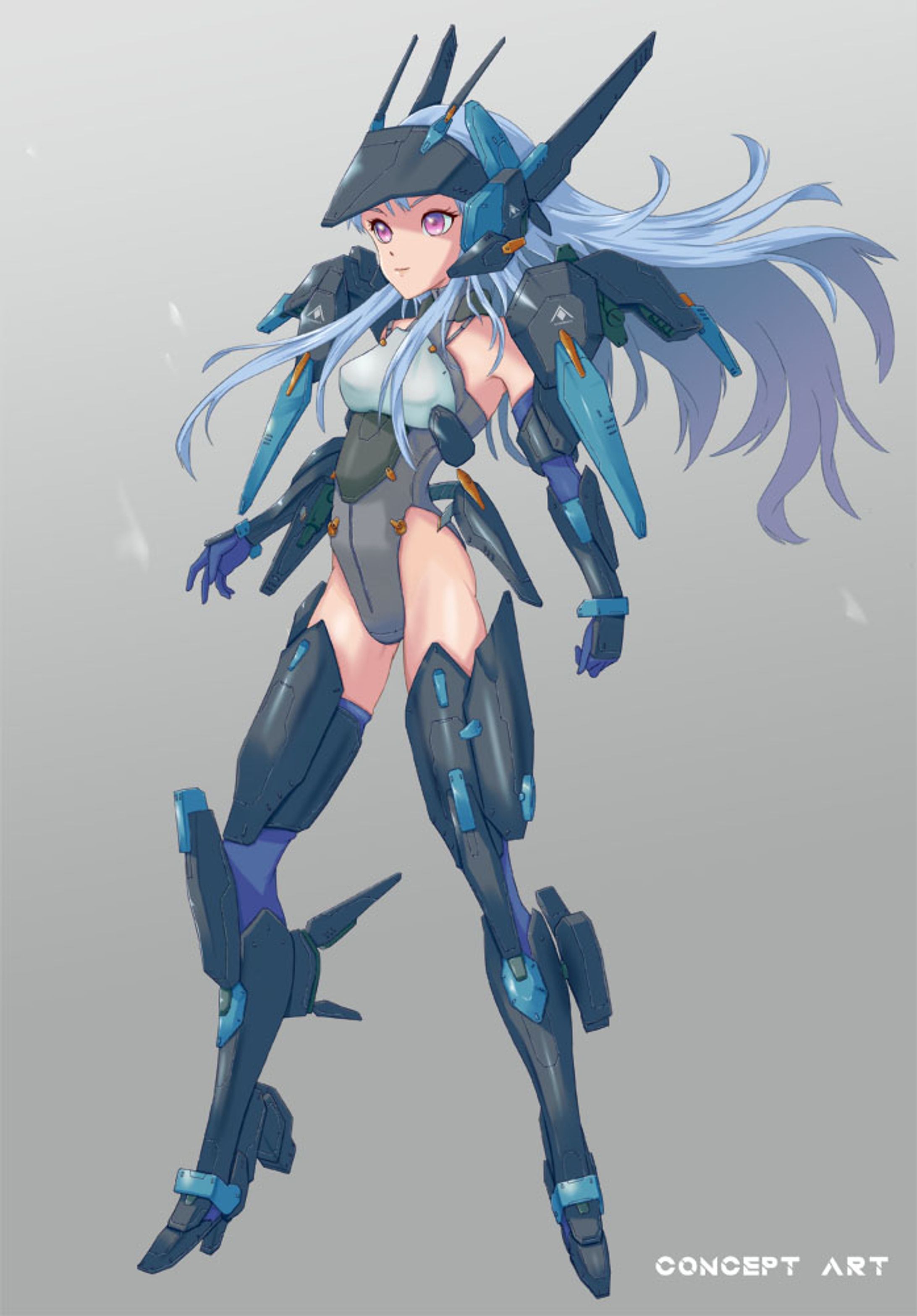 女の子キャラクターデザイン案08-1