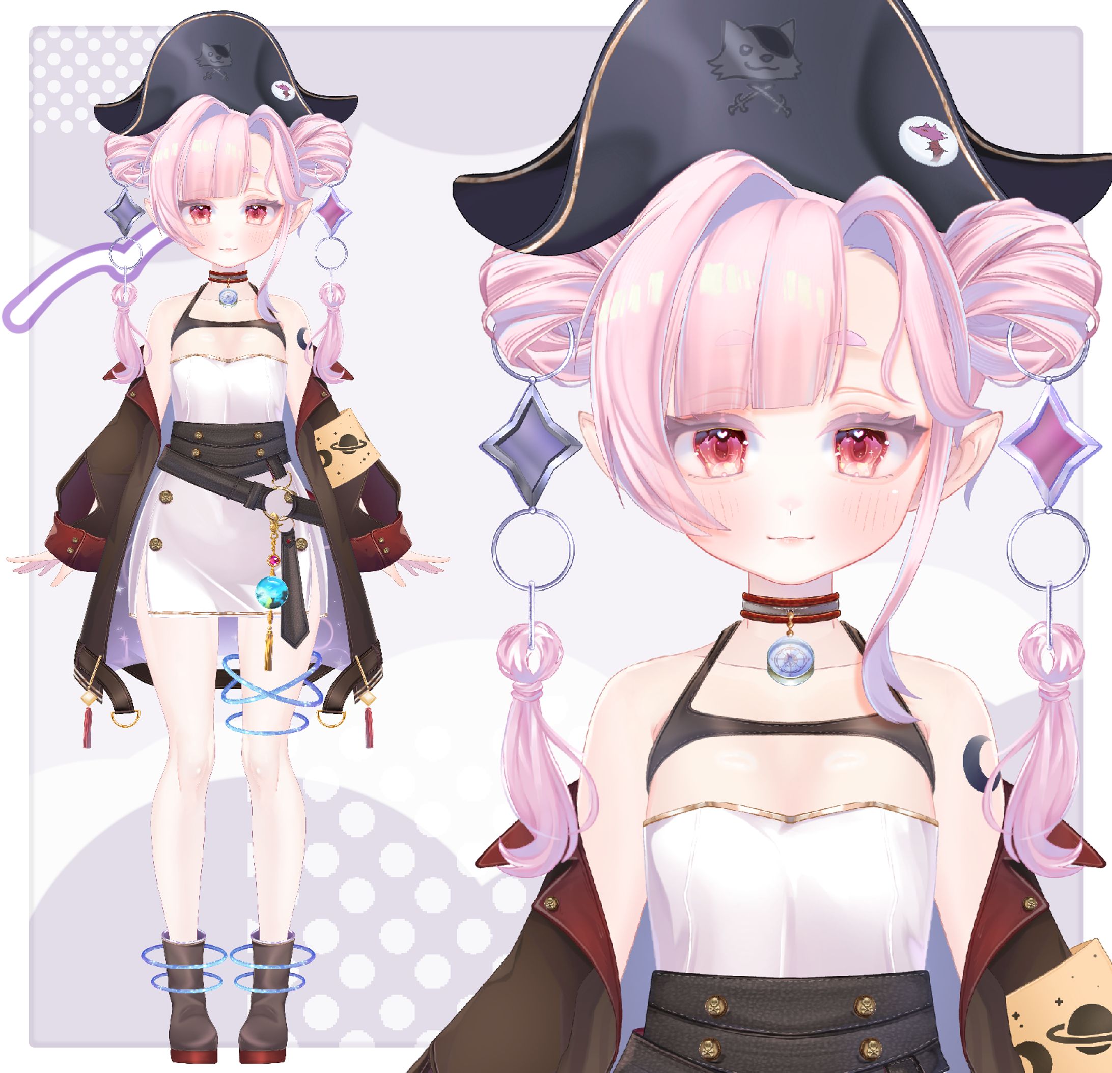 【LIVE2Dモデル】星月ロア様-1