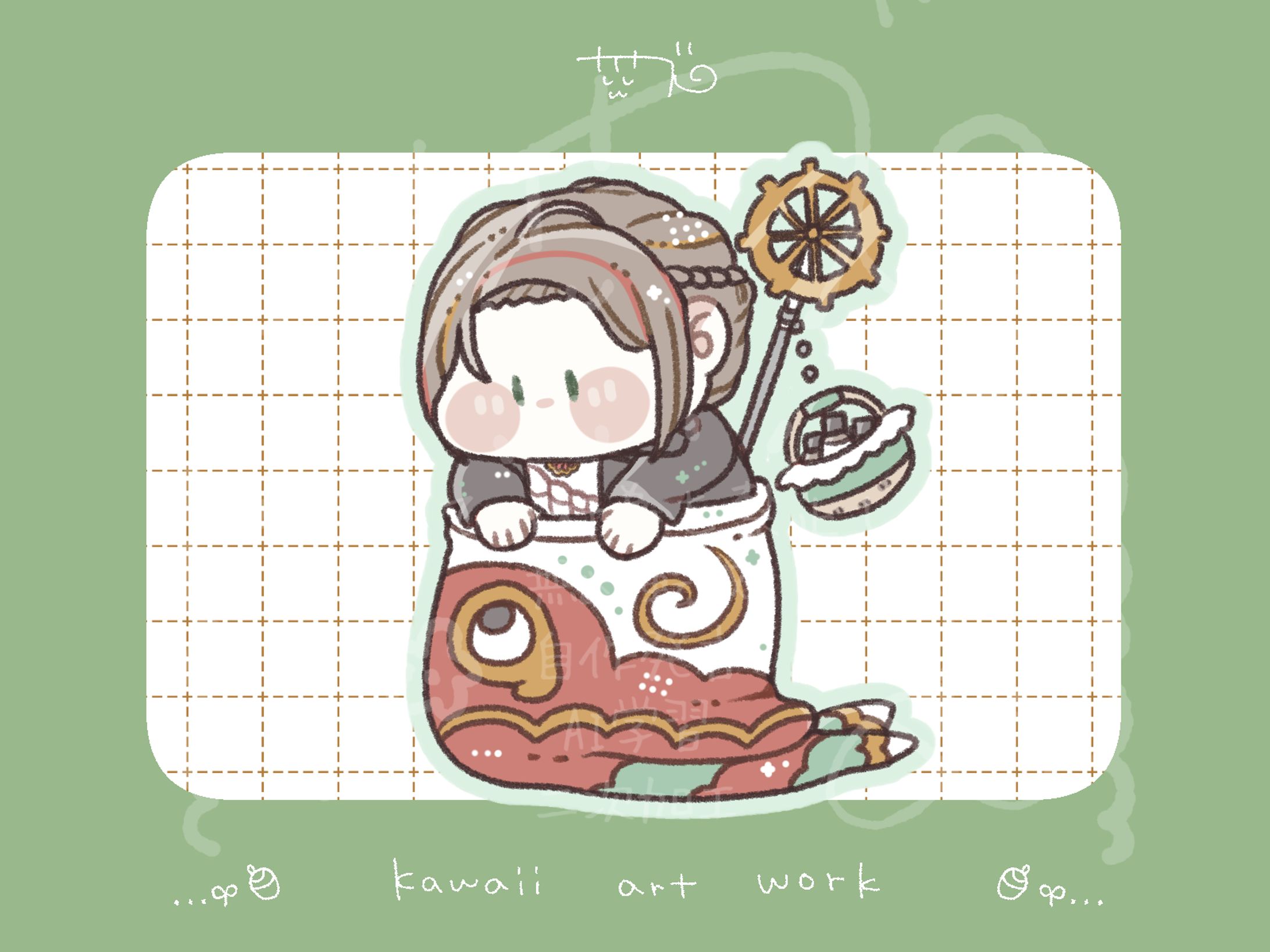 【ご依頼】量産SDイラスト/匂香薫子様-1