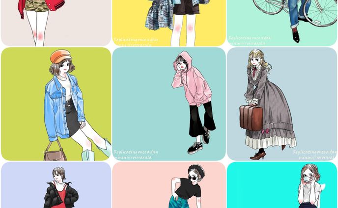 ファッションイラスト