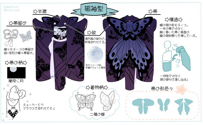 着物、リーフレット