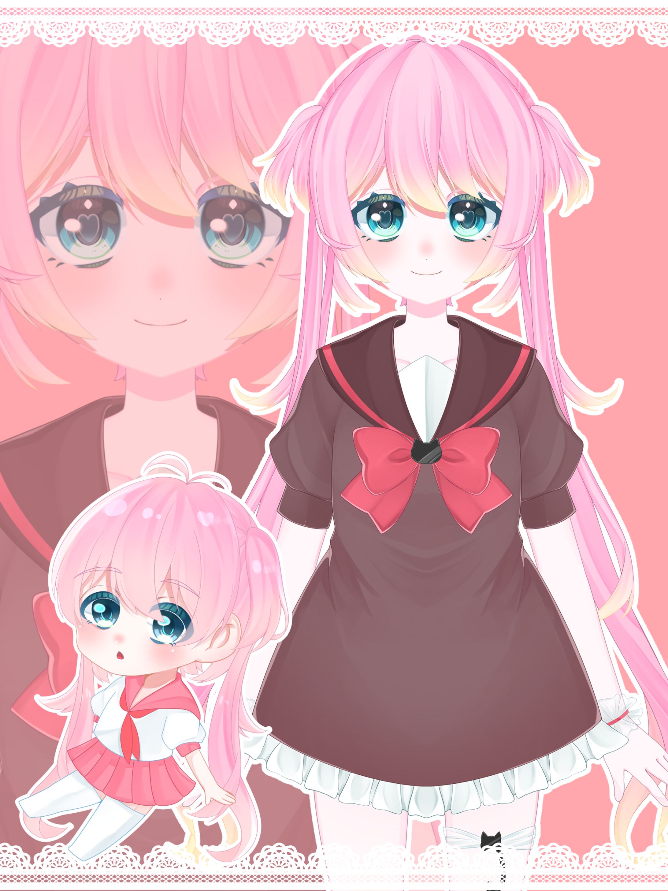 Live2D用イラスト-1