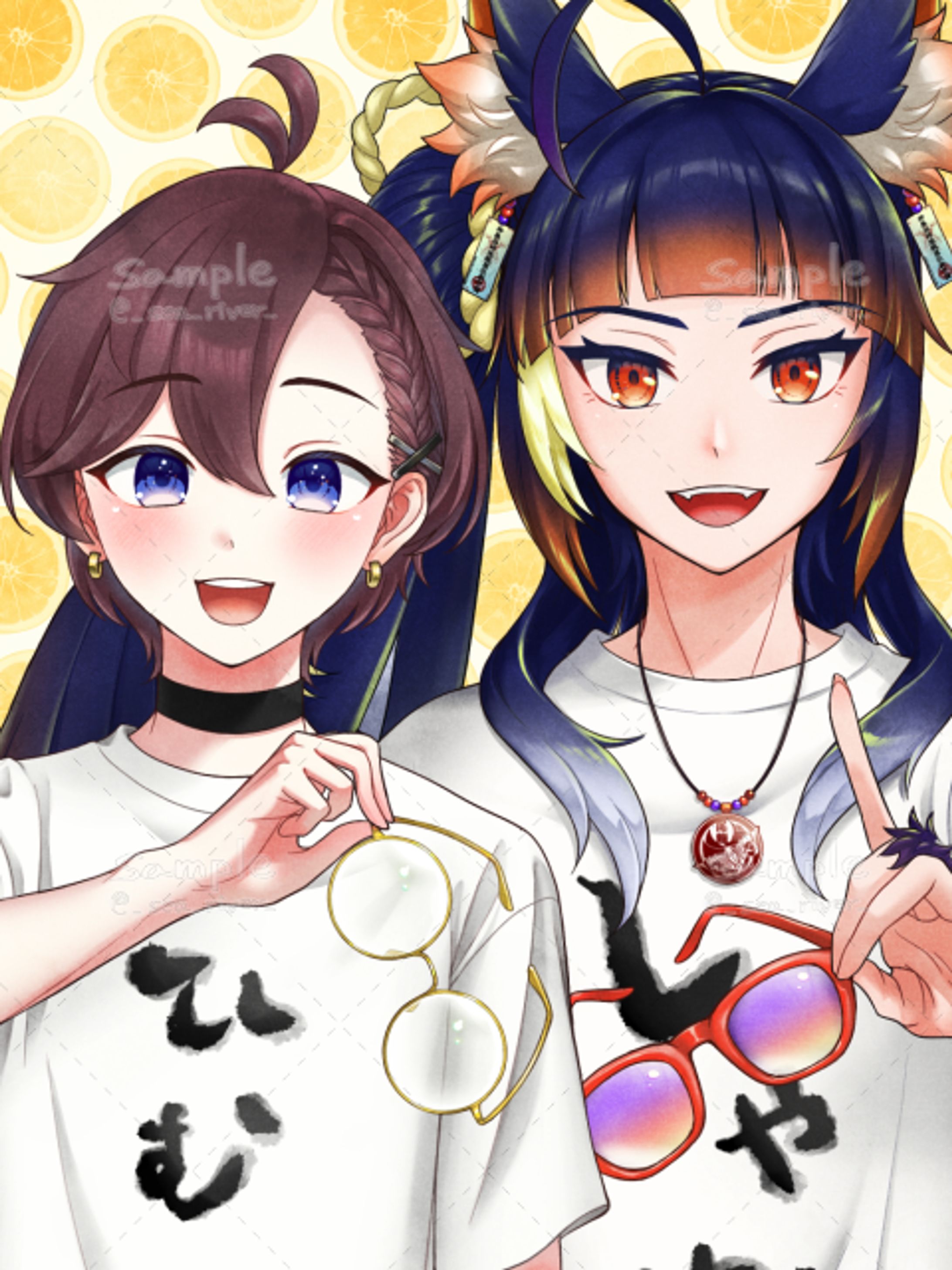 【依頼】ペア新衣装立ち絵イラスト-1