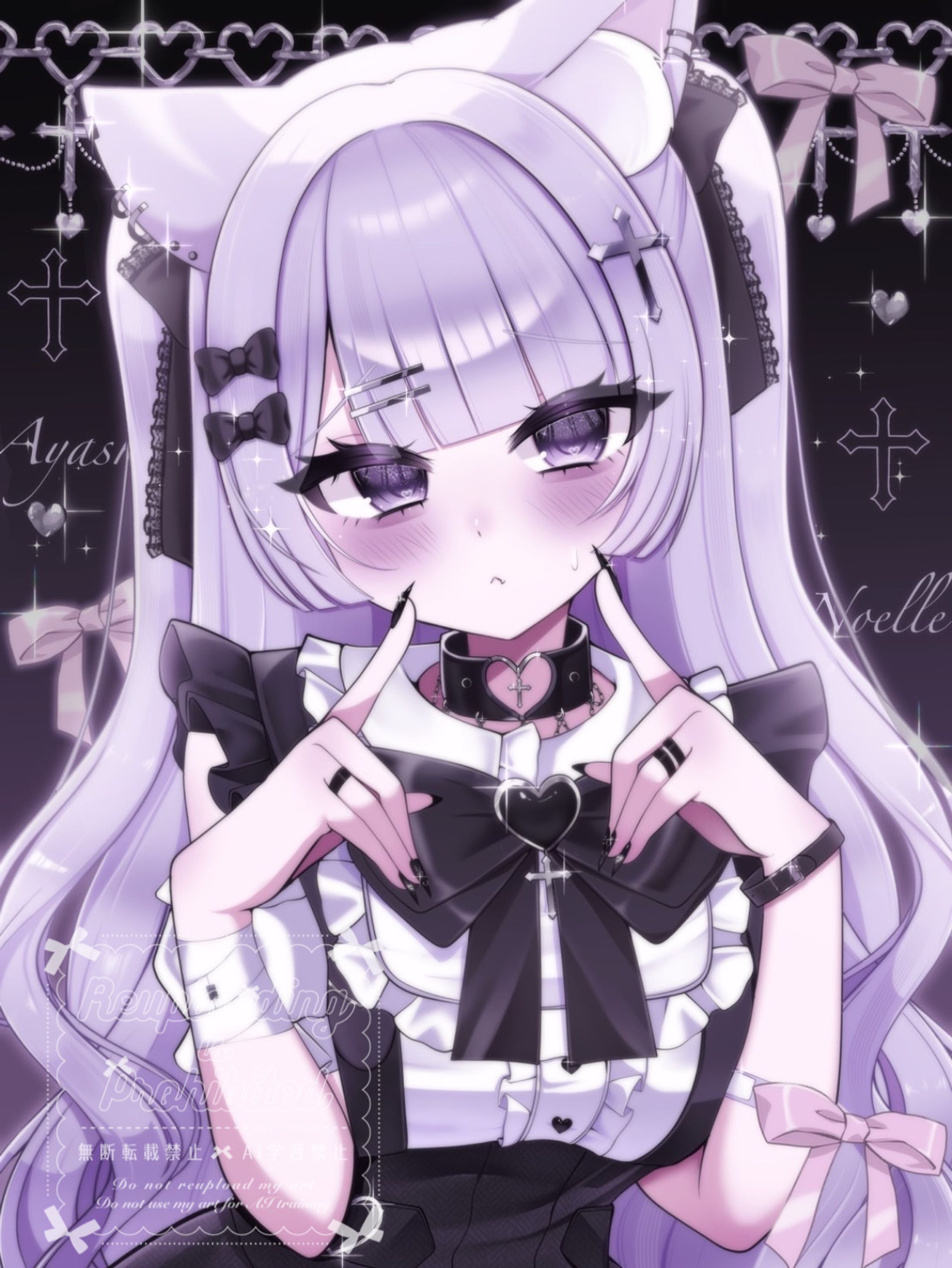 綾白ノエル 地雷イラスト-1