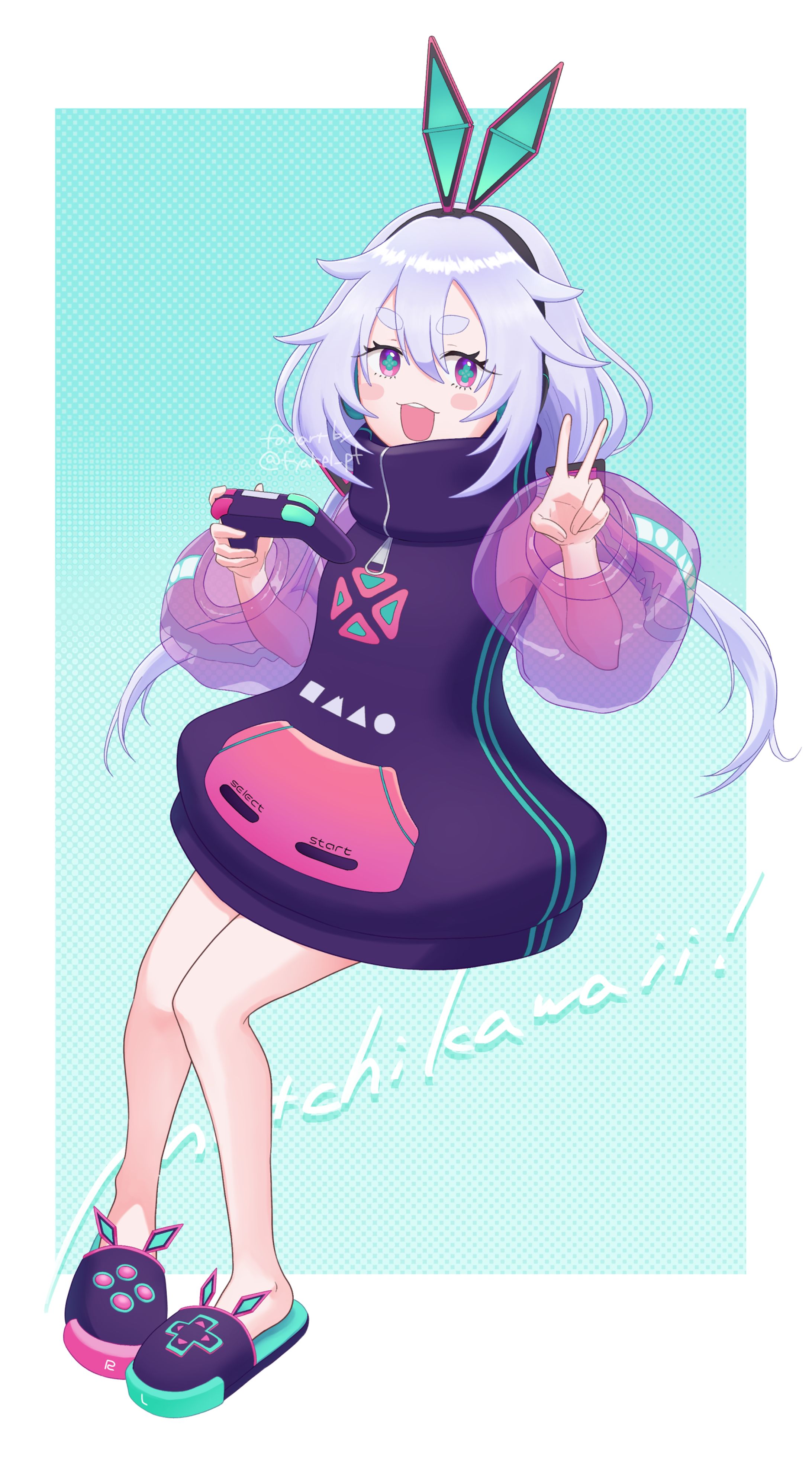 町山マチカさん ファンアート（全身）-1