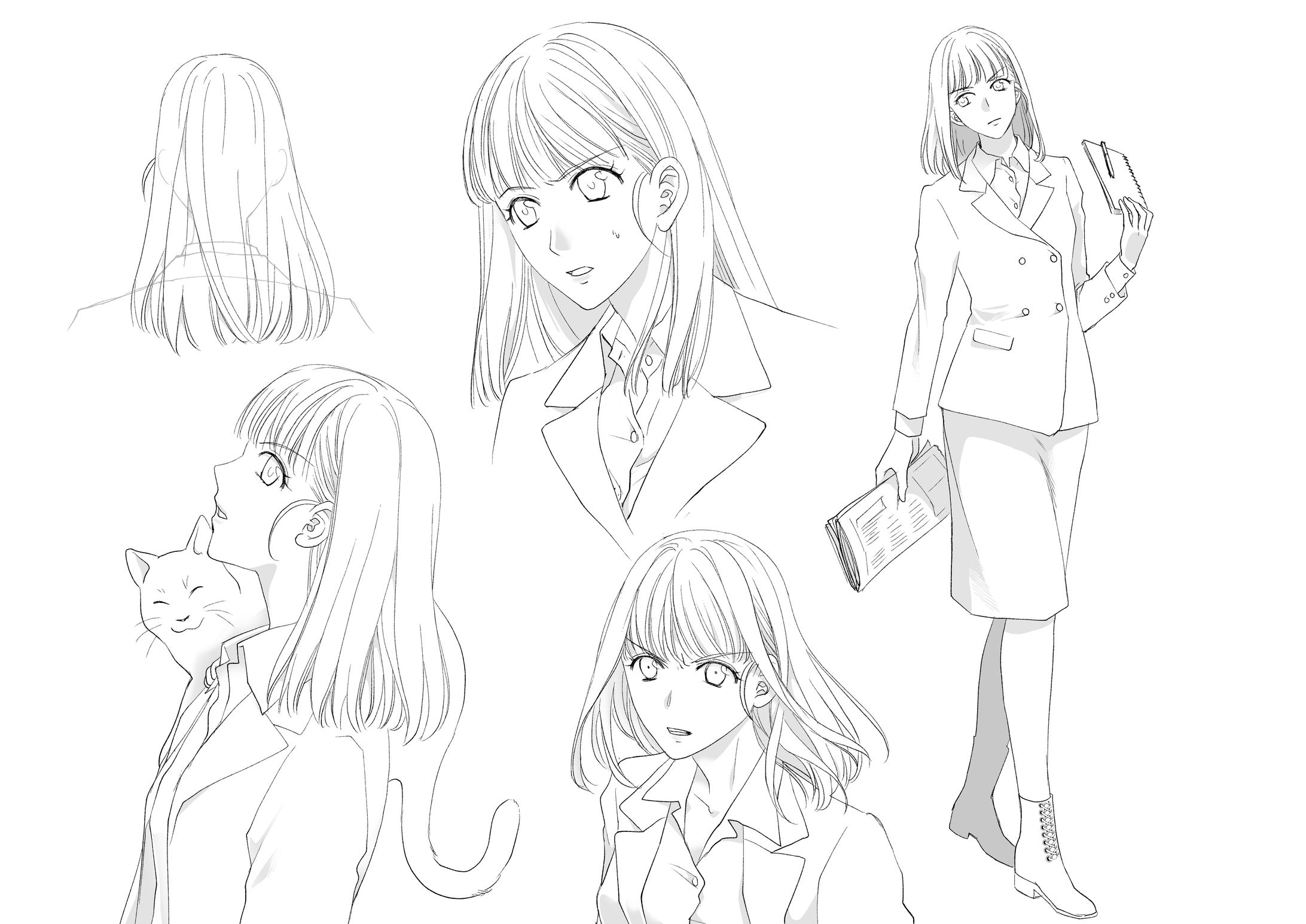 女性キャラサンプル③-1