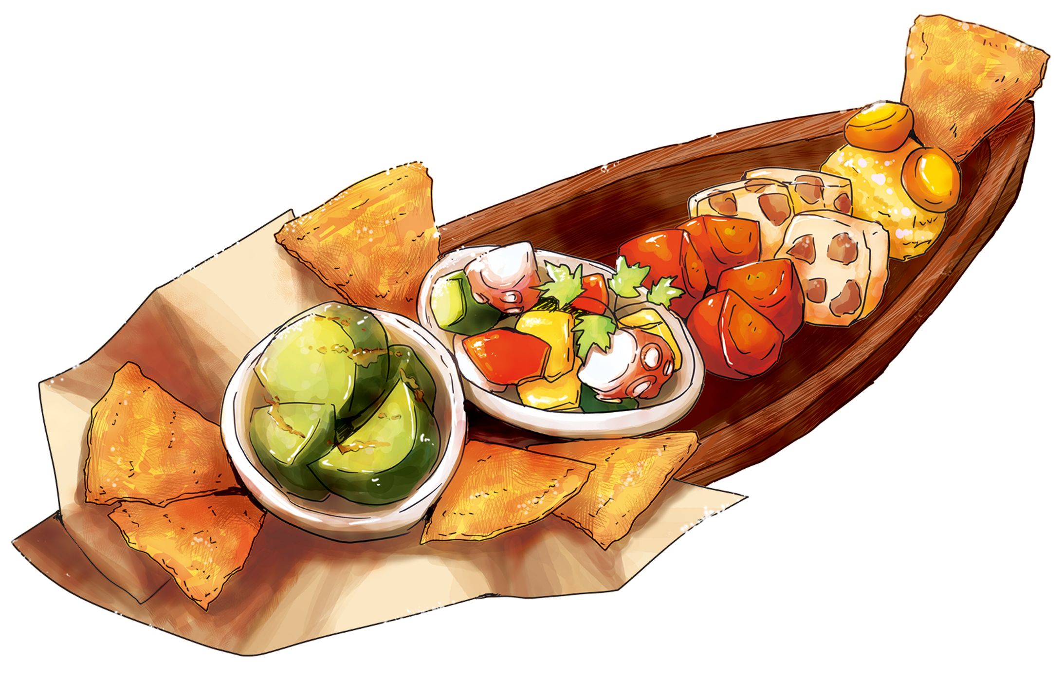 【こんなものも描けます】料理のイラスト-1