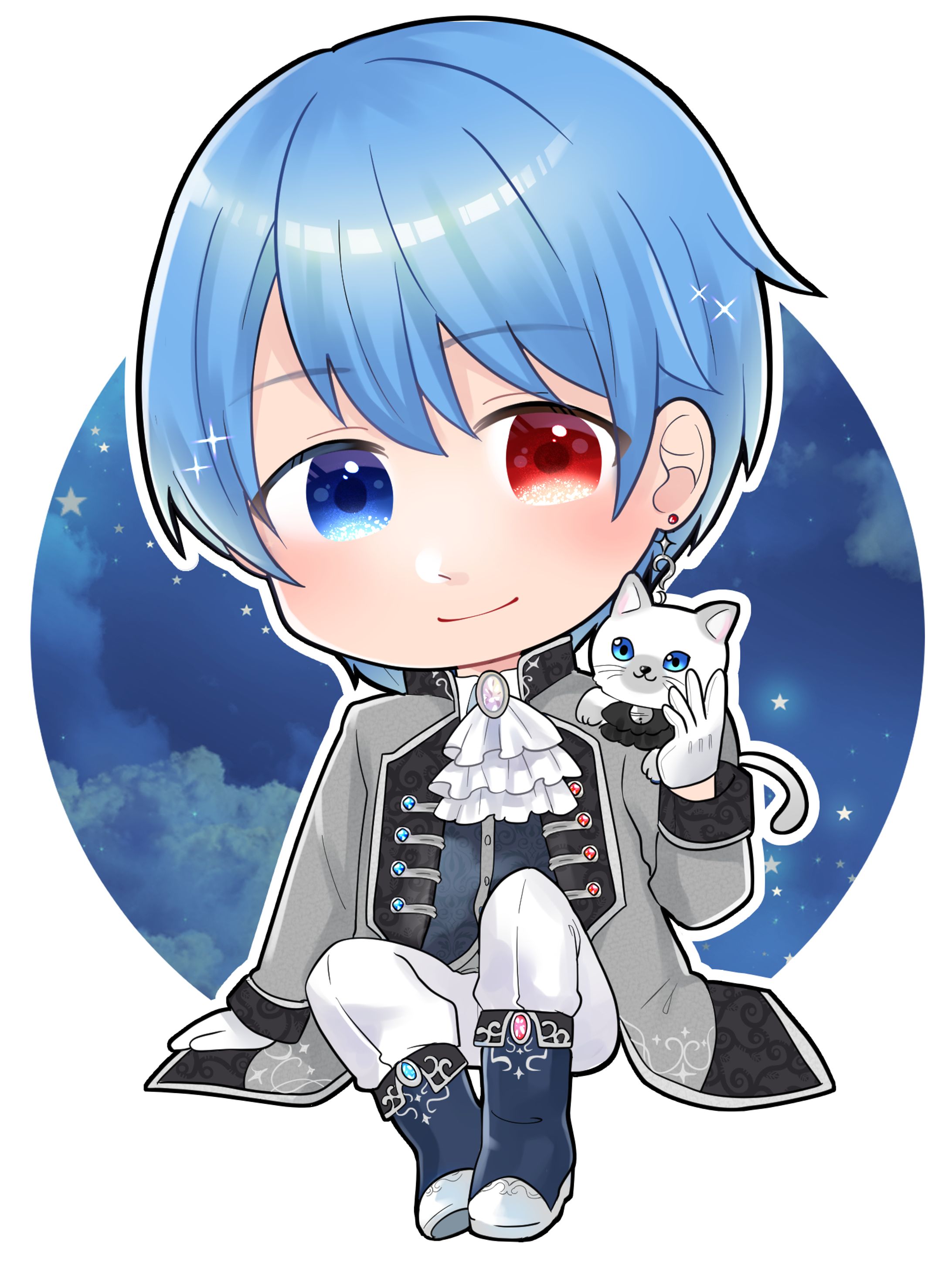 カラーイラスト(SDキャラ)-1