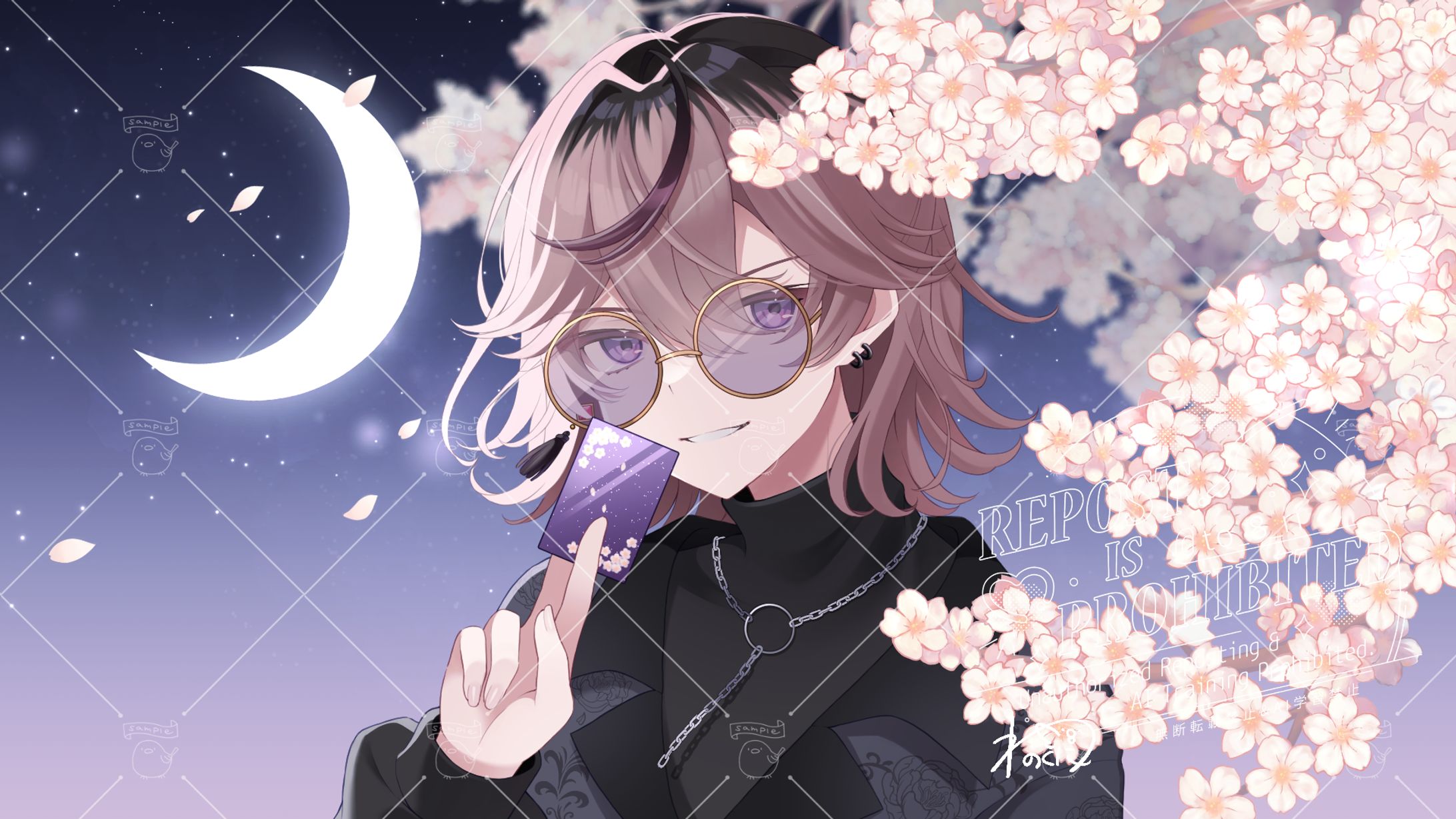 【works】桜夜だいと様【一枚絵】-1