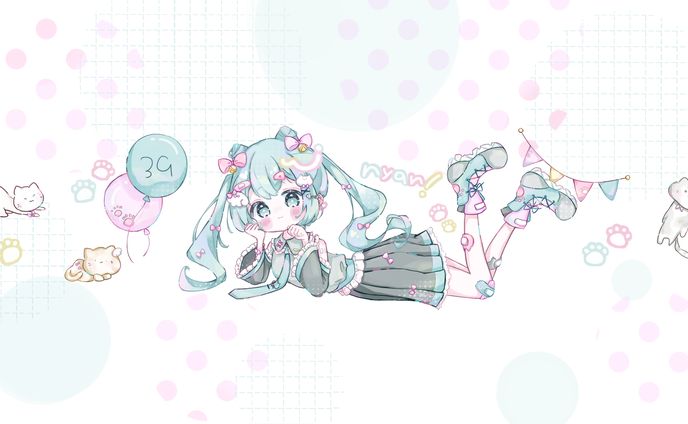 nyan / なつやさいPさんヘッダーイラスト