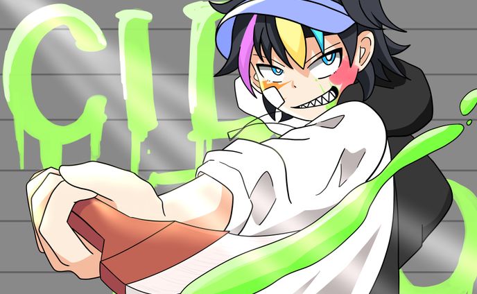ポップカルチャー学科 2年 paint!