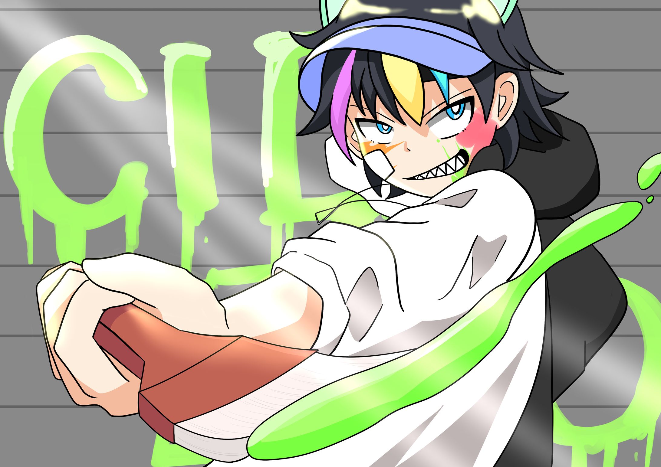 ポップカルチャー学科 2年 paint!-1