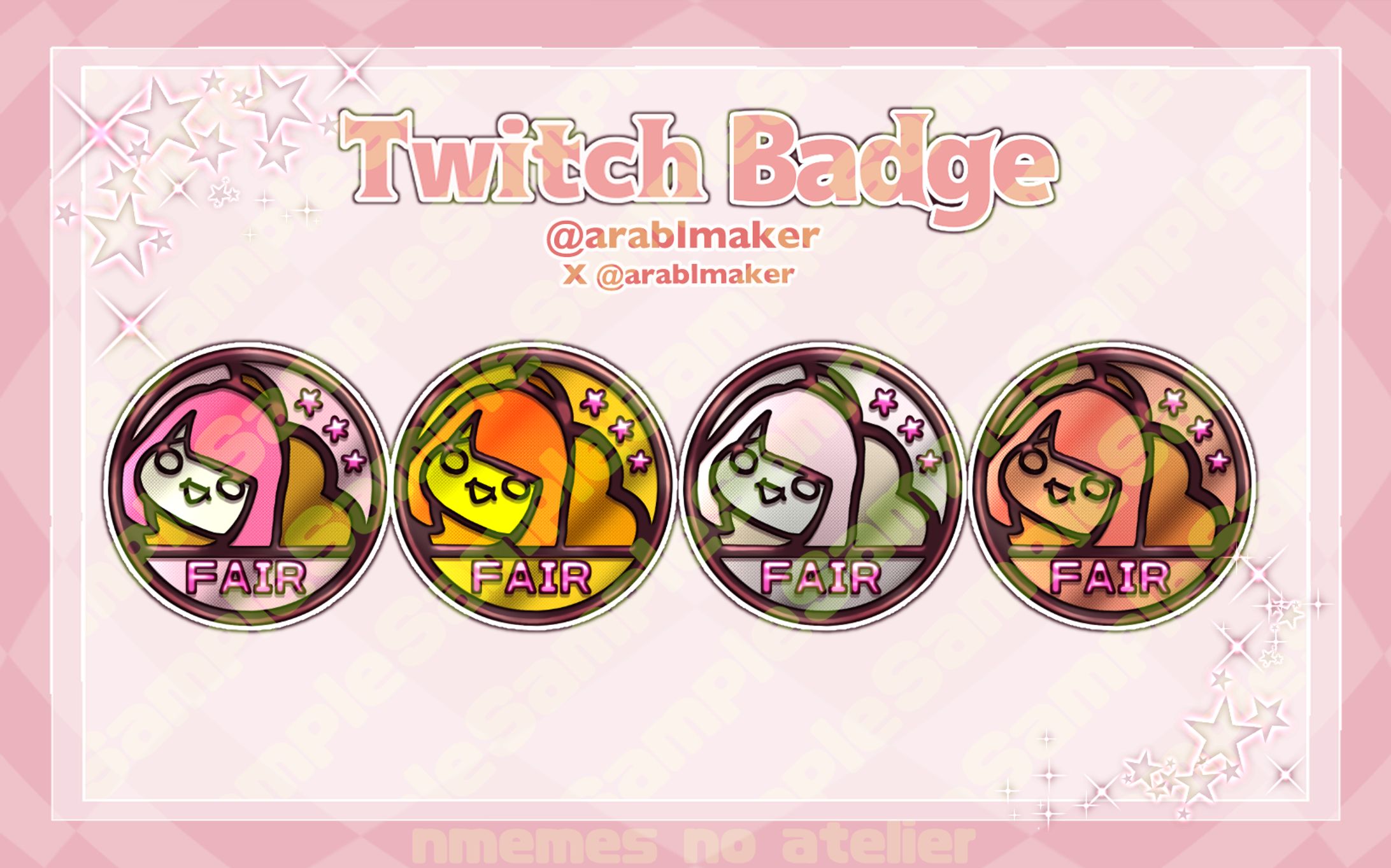 サブスクバッジ︙ふぇあ太郎 様-1