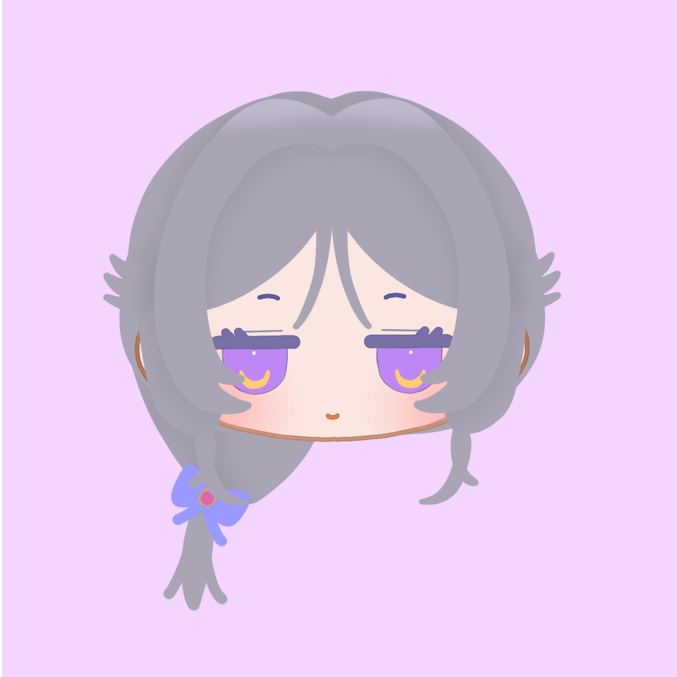 紫月紫 SD イラスト-1