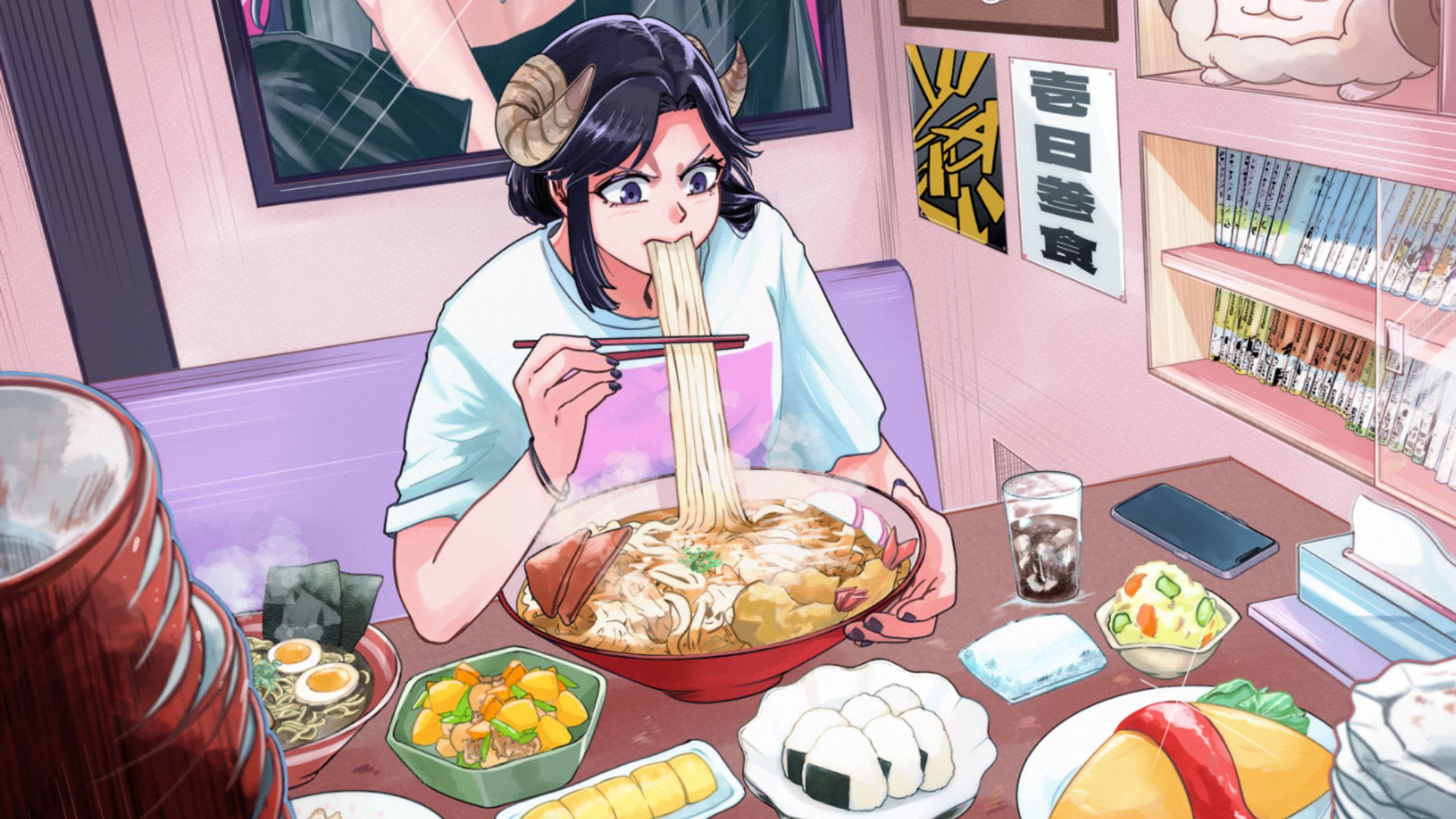 夢見めいさん・フードファイト-1