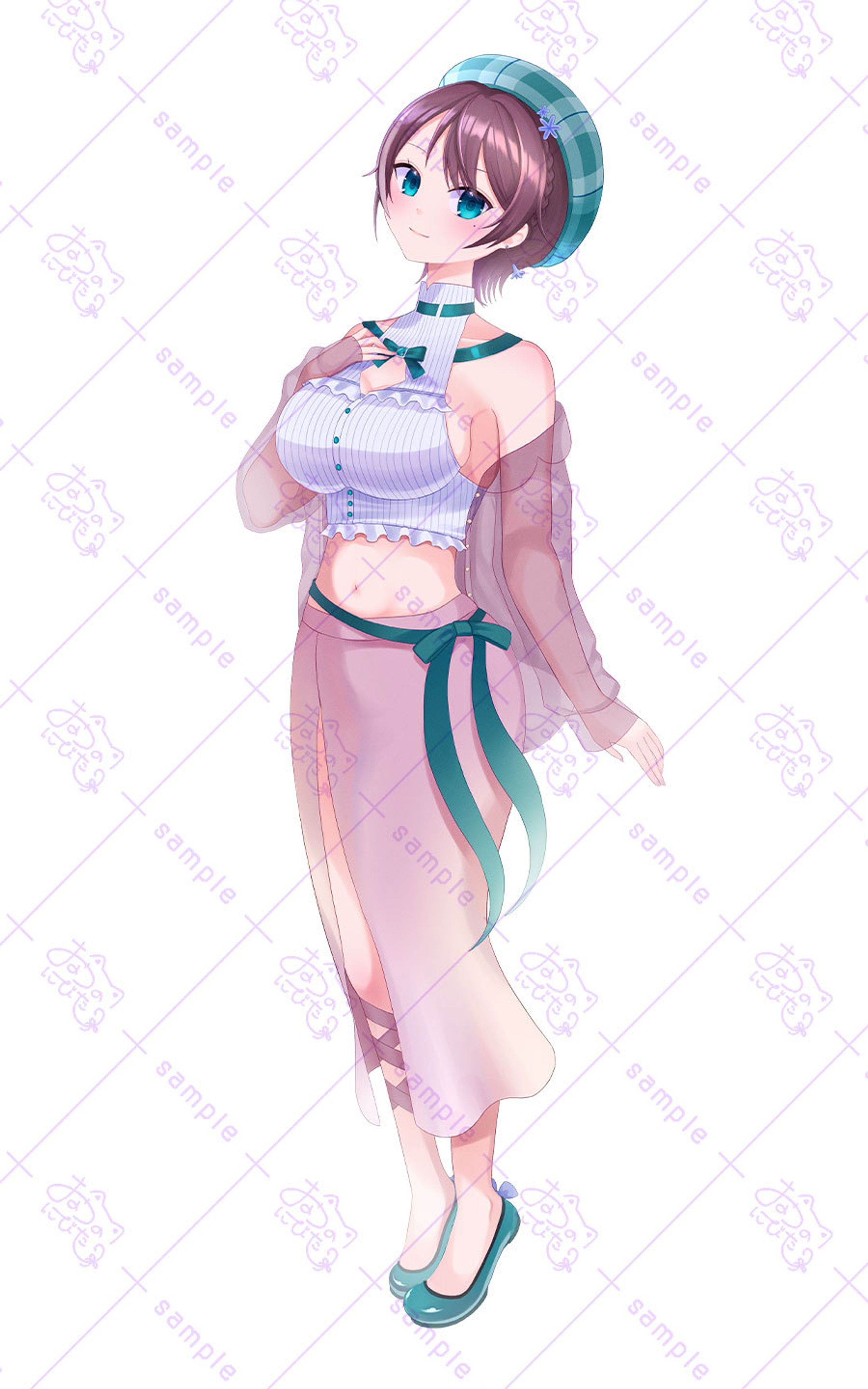 花折しろみ様 立ち絵イラスト-1