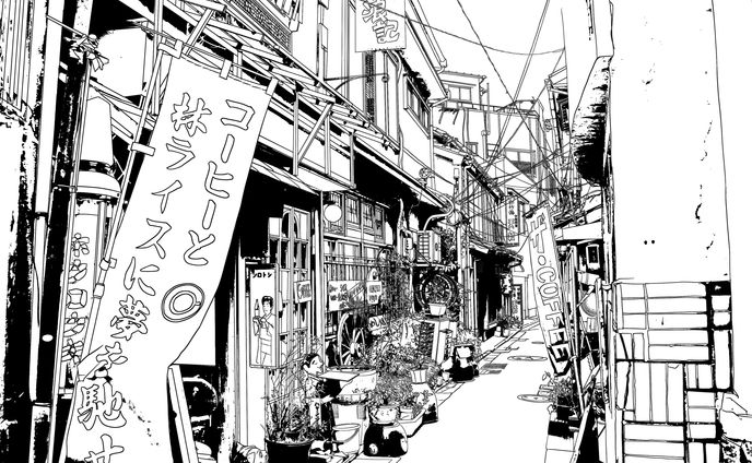 背景トレース