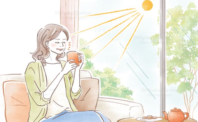 ファンケルさま会報誌「Flue me+」挿絵