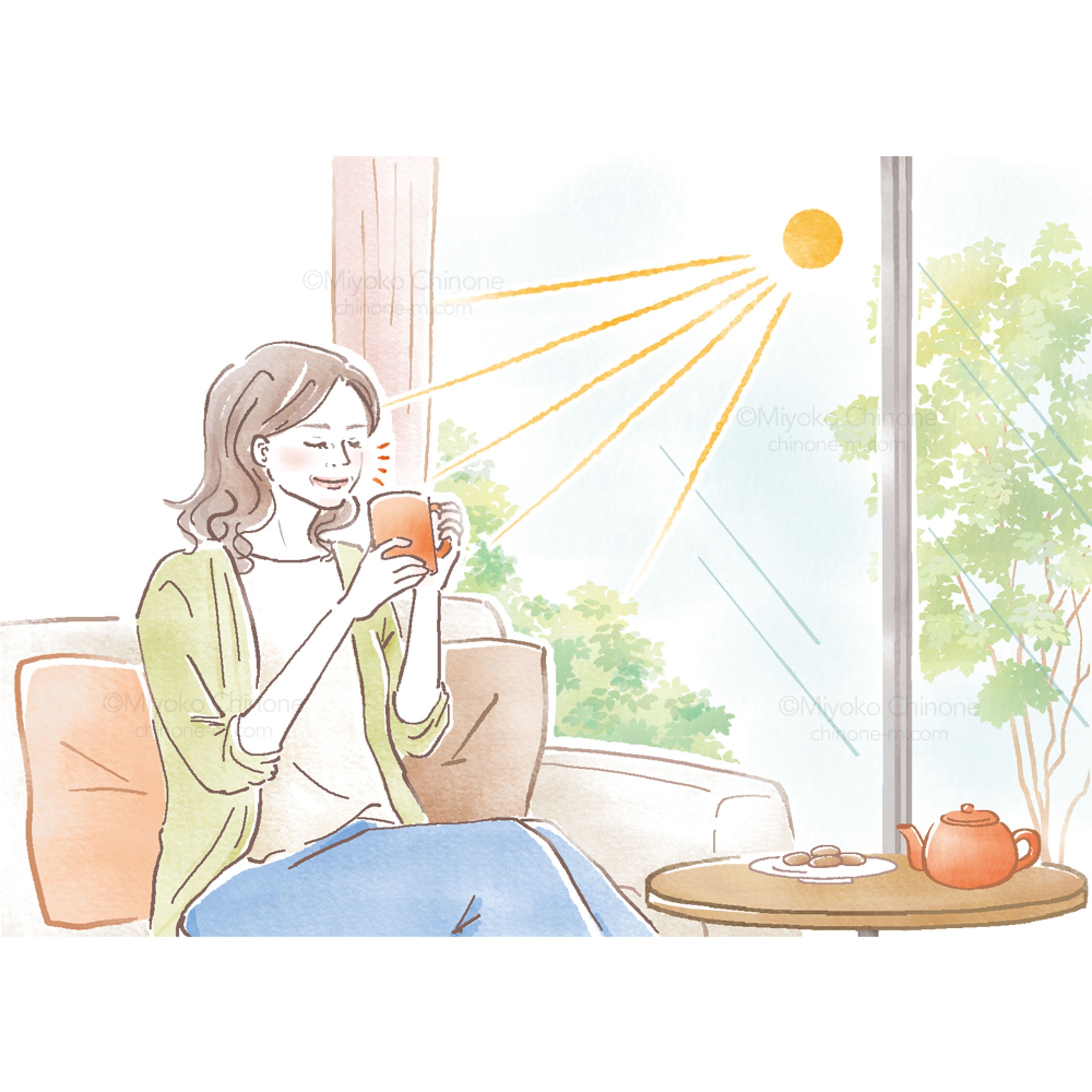 ファンケルさま会報誌「Flue me+」挿絵-1