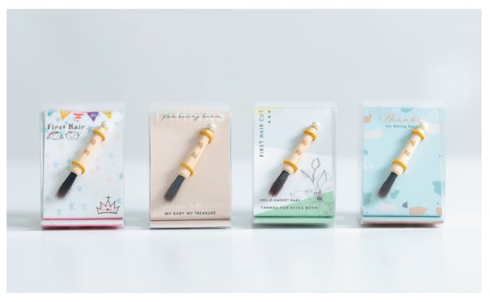 ミニサイズ赤ちゃん筆｜手軽さとデザイン性を両立した人気商品